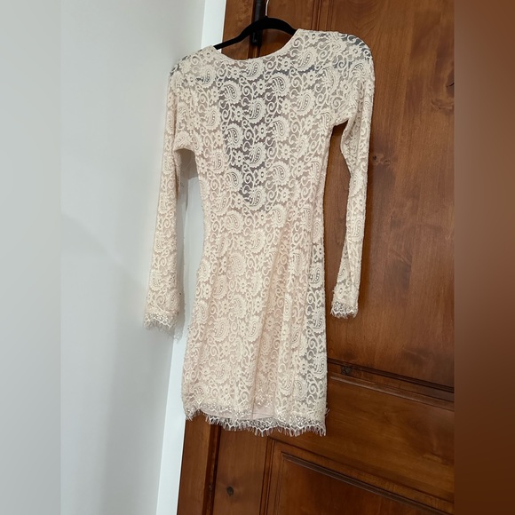 Free People Pearl Lace Mini Dress - Picture 2 of 7